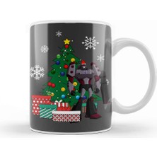 Baskı Dükkanı Megatron Around The Christmas Tree Transformers Kupa Bardak Porselen