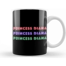 Baskı Dükkanı Princess Diana Quotes Art Gift Uk Vintage Retro Style Kupa Bardak Porselen