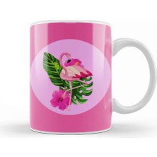 Baskı Dükkanı Sassy Flamingo Kupa Bardak Porselen
