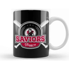 Baskı Dükkanı Saviors Sluggers Baseball Team Walking Dead Kupa Bardak Porselen