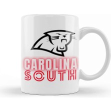 Baskı Dükkanı South Carolina State Flag Gift Vintage Retro Rainbow Style Kupa Bardak Porselen