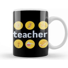 Baskı Dükkanı Teacher Gift Learning Inspire Science Student School Inspirational Kupa Bardak Porselen