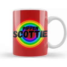 Baskı Dükkanı Scottie Pippen Basketball Gifts Vintage Retro Rainbow Quotesfor Boys And Dad Kupa Bardak Porselen