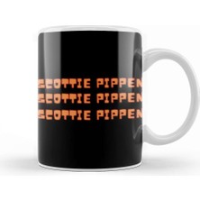 Baskı Dükkanı Scottie Pippen Basketball Gifts Vintage Retro Rainbow Quotes For Boys And Dad Kupa Bardak Porselen