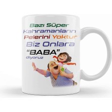 Baskı Dükkanı Babalar Günü Babaya Hediye 019 Kupa Bardak Porselen
