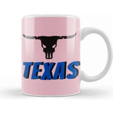 Baskı Dükkanı Texas Vintage Kupa Bardak Porselen