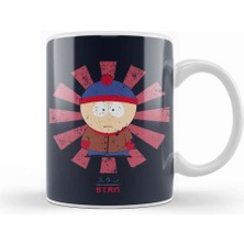 Baskı Dükkanı South Park Stan Retro Japanese Kupa Bardak Porselen