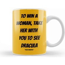 Baskı Dükkanı Vlad Dracula Quotes Gifts Vintage Retro Rainbow Style Kupa Bardak Porselen