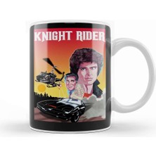 Baskı Dükkanı Knight Rider Kupa Bardak Porselen