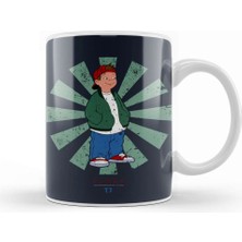 Baskı Dükkanı Tj Retro Japanese Recess Kupa Bardak Porselen