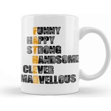 Baskı Dükkanı Babalar Günü Babaya Hediye 00118 Kupa Bardak Porselen