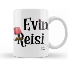 Baskı Dükkanı Evin Reisi Kupa Bardak Porselen