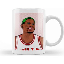 Baskı Dükkanı Dennis Rodman Kupa Bardak Porselen