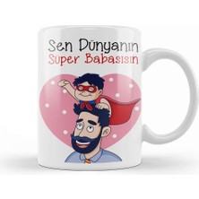Baskı Dükkanı Babalar Günü Babaya Hediye 0101 Kupa Bardak Porselen