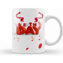 Baskı Dükkanı Sevgililer Günü Sevgiliye Hediye 087 Kupa Bardak Porselen