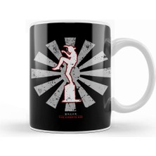 Baskı Dükkanı The Karate Kid Retro Japanese Kupa Bardak Porselen