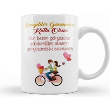 Baskı Dükkanı Sevgililer Günü Sevgiliye Hediye 0228 Kupa Bardak Porselen