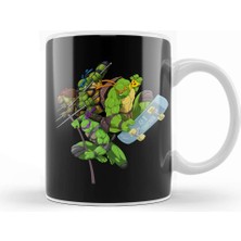 Baskı Dükkanı Ninja Turtles Ninja Turtle Power 02 Kupa Bardak Porselen