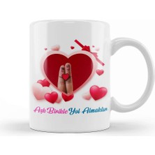 Baskı Dükkanı Sevgililer Günü Sevgiliye Hediye 055 Kupa Bardak Porselen