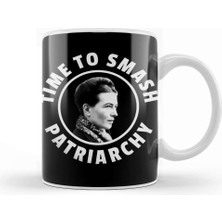 Baskı Dükkanı Simone De Beauvoir Time To Smash The Patriarchy Kupa Bardak Porselen