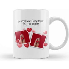 Baskı Dükkanı Sevgililer Günü Sevgiliye Hediye 067 Kupa Bardak Porselen
