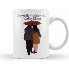 Baskı Dükkanı Sevgililer Günü Sevgiliye Hediye 078 Kupa Bardak Porselen