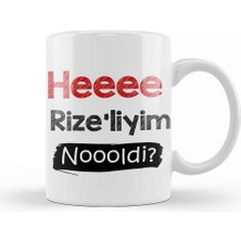 Baskı Dükkanı Karadeniz Sözleri Heeee Rizeliyim Noooldi Kupa Bardak Porselen