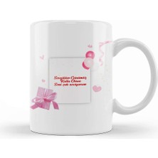 Baskı Dükkanı Sevgililer Günü Sevgiliye Hediye 04 Kupa Bardak Porselen