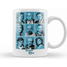 Baskı Dükkanı Breaking Bad The Breaking Bunch Kupa Bardak Porselen