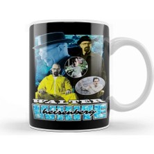 Baskı Dükkanı Breaking Bad Vintage Walter White Kupa Bardak Porselen