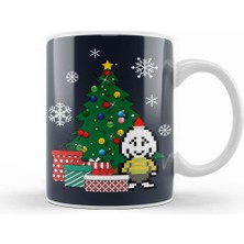 Baskı Dükkanı Asriel Around The Christmas Tree Undertale Kupa Bardak Porselen