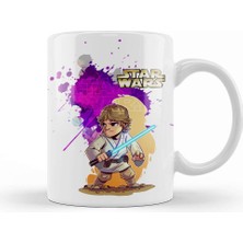 Baskı Dükkanı Star Wars Luke Kupa Bardak Porselen