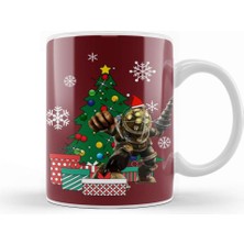 Baskı Dükkanı Big Daddy Bioshock Around The Christmas Tree Kupa Bardak Porselen
