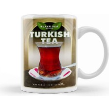 Baskı Dükkanı Türk Çayı Kupa Bardak Porselen