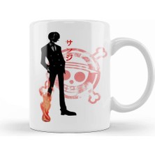 Baskı Dükkanı Crimson Black Leg Kupa Bardak Porselen