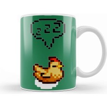 Baskı Dükkanı Stardew Valley Sleeping Chicken Kupa Bardak Porselen