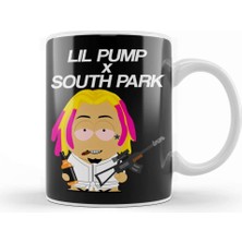 Baskı Dükkanı Lil Pump x South Park 01 Kupa Bardak Porselen
