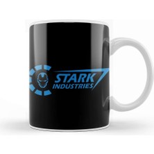 Baskı Dükkanı Stark Industries Avengers Iron Man 04 Kupa Bardak Porselen
