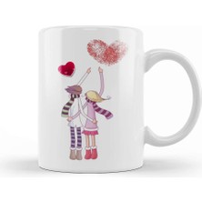 Baskı Dükkanı Sevgililer Günü Sevgiliye Hediye 0203 Kupa Bardak Porselen