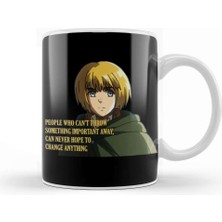 Baskı Dükkanı Attack On Titan Armin Inspiration Kupa Bardak Porselen