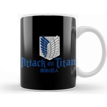 Baskı Dükkanı Attack On Titan Logo 01 Kupa Bardak Porselen