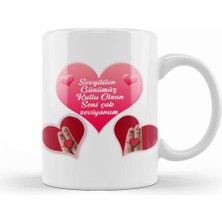 Baskı Dükkanı Sevgililer Günü Sevgiliye Hediye 0114 Kupa Bardak Porselen