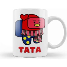 Baskı Dükkanı Bts Among Us BT21 Tata 01 Kupa Bardak Porselen