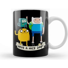 Baskı Dükkanı Adventure Time Finn Jake Bmo Kupa Bardak Porselen