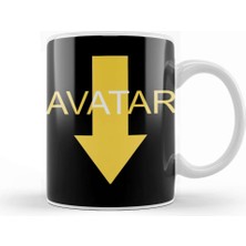 Baskı Dükkanı Avatar The Last Air Bender Sign Symbol Kupa Bardak Porselen