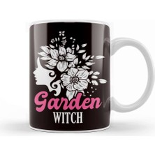 Baskı Dükkanı Garden Witch Gardener Plants Flowers Gardening Landscaper Kupa Bardak Porselen