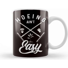 Baskı Dükkanı Hoeing Gardening Gardener Garden Tools Nature Lawn Planting Kupa Bardak Porselen