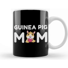 Baskı Dükkanı Guinea Pig Mom Cavy Mother Kupa Bardak Porselen