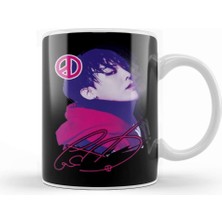 Baskı Dükkanı Hip Hop G Dragon Black Kupa Bardak Porselen