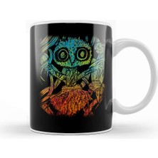 Baskı Dükkanı Trippy Psychedelic Spider Aesthetic Artistic Kupa Bardak Porselen